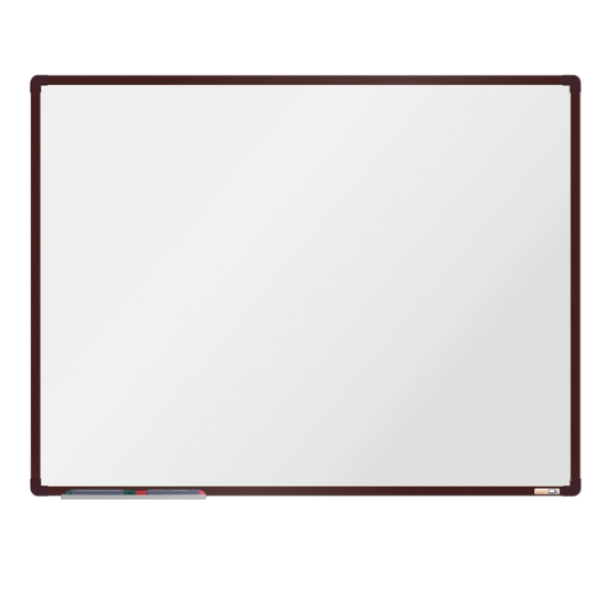 Obrázek Magnetická tabule boardOK 150x120 cm - hnědý rám
